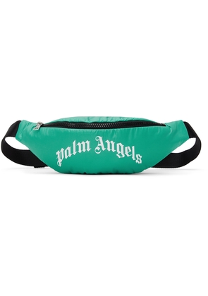 Palm Angels Kids Green Curved Bumbag