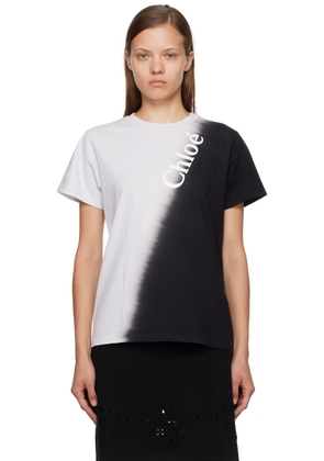 Chloé Black & Gray Gradient T-Shirt