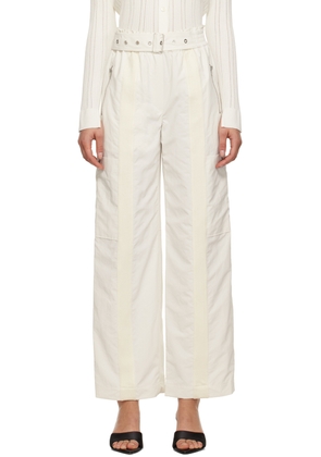3.1 Phillip Lim White Belted Trousers