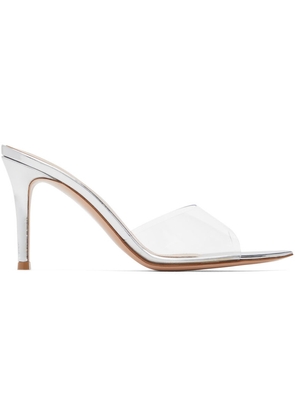 Gianvito Rossi Silver Elle Heeled Sandals