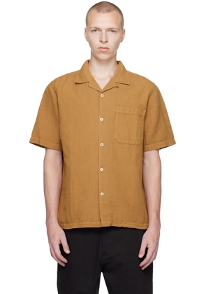 Universal Works Brown Camp Shirt