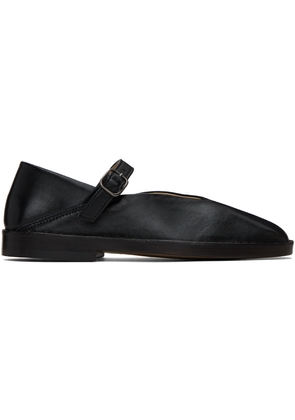 LEMAIRE Black Ballerina Loafers