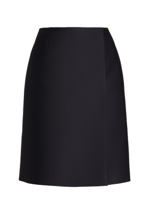 Prada - Radzmir Mini Wrap Skirt  - Black - IT 42 - Moda Operandi