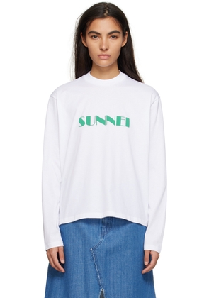 SUNNEI Off-White Printed Long Sleeve T-Shirt