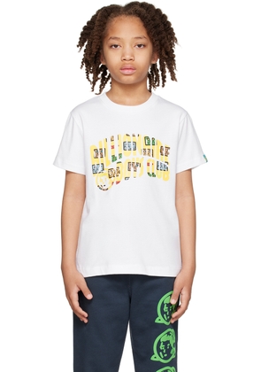 Billionaire Boys Club Kids White Printed T-Shirt