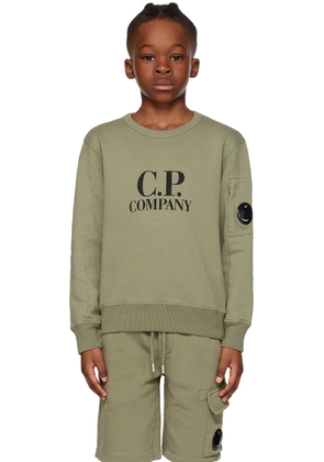 C.P. Company Kids Kids Green Basic Sweatshirt