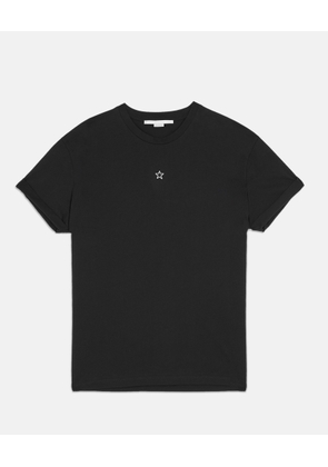Stella McCartney - Mini Star T-Shirt, Woman, Black, Size: 36