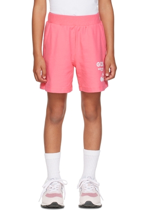 GCDS Kids Kids Pink Printed Shorts
