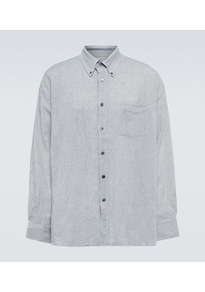 Our Legacy Borrowed cotton and linen shirt
