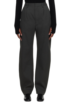 LEMAIRE Gray Curved Trousers