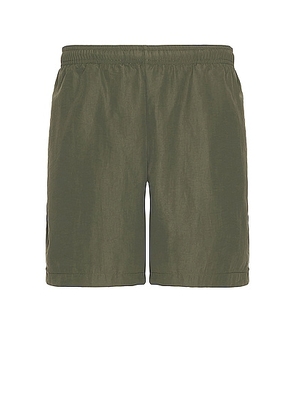 WAO The Swim Short in Olive - Olive. Size S (also in XL).