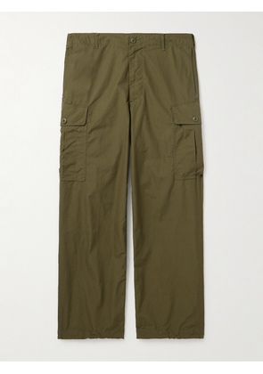 Beams Plus - Straight-Leg Cotton-Ripstop Cargo Trousers - Men - Green - S