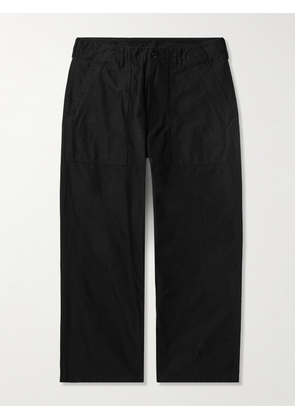 Beams Plus - Wide-Leg Cotton Trousers - Men - Black - S
