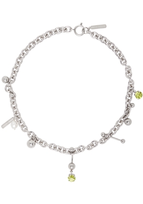 Justine Clenquet Silver Andrew Necklace