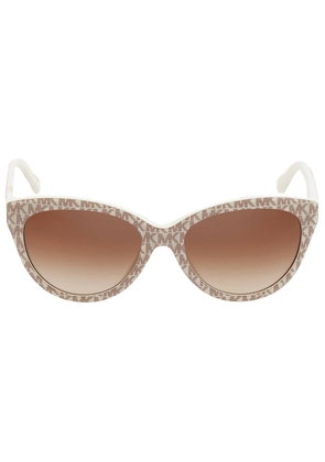 Michael Kors Makena Brown Gradient Cat Eye Ladies Sunglasses MK2158 309213 55