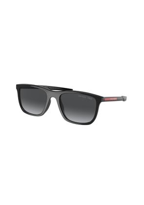 Prada Linea Rossa Polarized Grey Gradient Square Mens Sunglasses PS 10WS 1AB06G 54