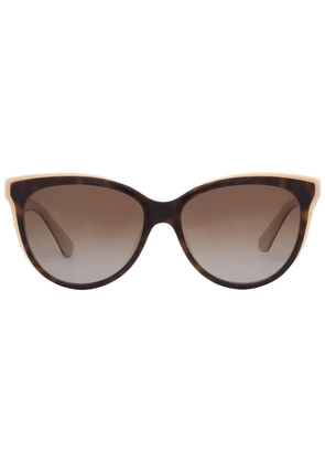 Kate Spade Polarized Brown Gradient Cat Eye Ladies Sunglasses DAESHA/S 00T4/LA 56
