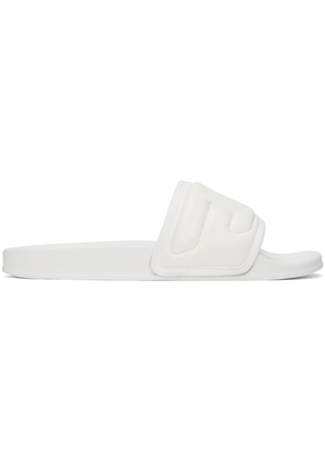 Diesel White Sa-Mayemi Puff Sandals