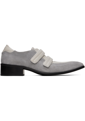 Martine Rose Off-White & Gray Sporty Snout Loafers
