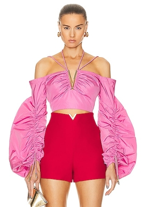 SILVIA TCHERASSI Benazir Top in Rose - Pink. Size S (also in ).
