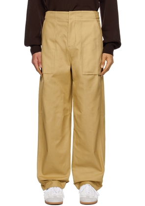 Recto Beige Military Trousers