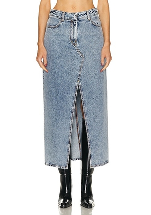 Givenchy Long Skirt in Light Blue - Blue. Size 40 (also in ).