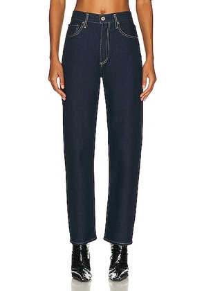AGOLDE 90s Pinch Waist High Rise Straight in Whisper - Blue. Size 29 (also in 30, 31, 32, 33, 34).
