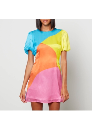 Olivia Rubin Women's Mathilde Colourblock Mini Dress - Colourblock - UK 10