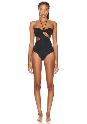 Johanna Ortiz Baboon Call Onepiece Swimsuit in Black - Black. Size XS (also in ).