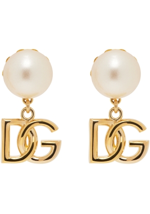 Dolce & Gabbana Gold Clip-On Earrings
