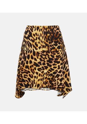 Stella McCartney Cheetah-print mini skirt