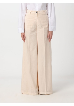 Trousers PINKO Woman colour Ivory