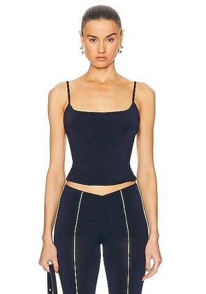 SIEDRES Windi Open Back Top in Navy - Navy. Size L (also in S).