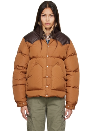 Rocky Mountain Featherbed SSENSE Exclusive Brown Christy Down Jacket