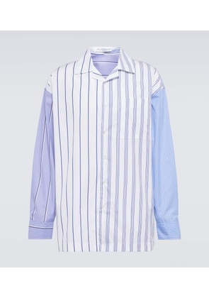 JW Anderson Striped cotton-blend shirt