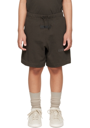 Fear of God ESSENTIALS Kids Gray Patch Shorts