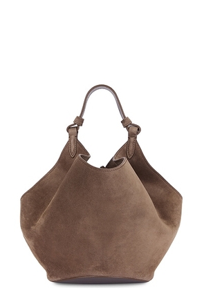 KHAITE Lotus Mini Bag in Toffee - Brown. Size all.