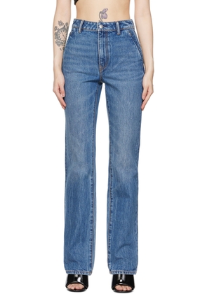 Alexander Wang Blue High-Rise Jeans