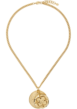 Rabanne Gold Curb Chain Necklace