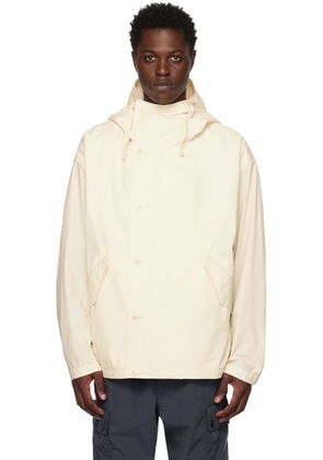 nanamica Off-White Hooded Jacket