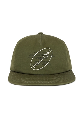 Museum of Peace and Quiet Museum Hours 5 Panel Hat in Olive - Olive. Size all.