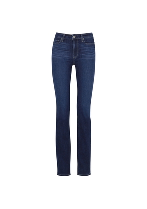 Paige Hoxton Transcend Slim-leg Jeans - Dark Blue - W27