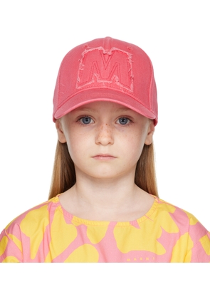 Marni Kids Pink Big M Cap