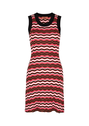 Missoni Zigzag-intarsia Fine-knit Mini Dress - Multicoloured - 42 (UK10 / S)
