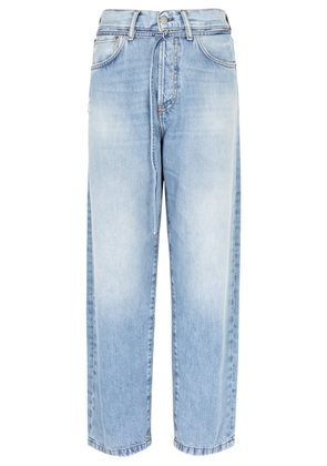 Acne Studios Distressed Straight Tapered-leg Jeans - Light Blue - 25 (W25 / UK6 / XS)