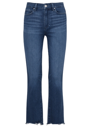 Paige Cindy Cropped Straight-leg Jeans - Blue - 24 (W24 / UK6 / XS)