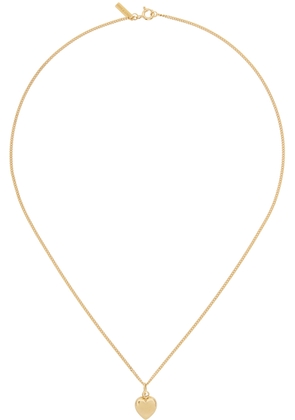 Ernest W. Baker Gold Heart Necklace