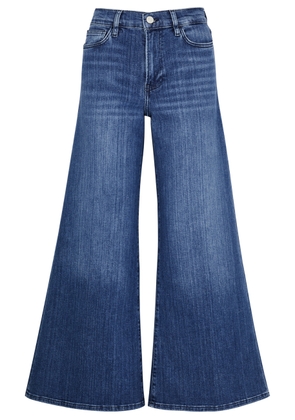 Frame Le Palazzo Crop Wide-leg Jeans - Dark Blue - 25 (W25 / UK6 / XS)