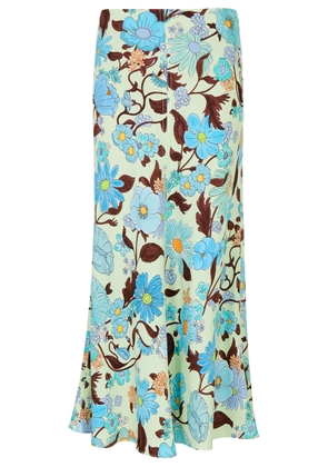 Stella Mccartney Floral-print Cady Maxi Skirt - Multicoloured - 40 (UK8 / S)