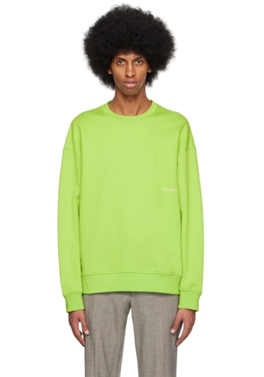 WOOYOUNGMI Green Printed Sweatshirt